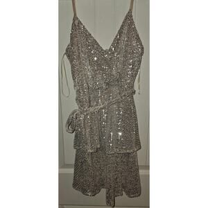 Trixxi Stunning Sequin Mini Dress Size Small